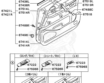 Mitsubishi - Pajero Evolution - V55W - 1992 - GNXH - 6G74