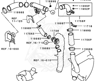 Mitsubishi - Colt Ralliart Version R - Z27AG - 2011 - XTGF1 - 4G15