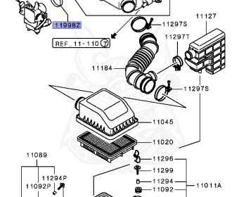 Mitsubishi - Pajero Jr - H57A - 1996 - MKUE - 4A31
