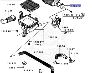 Mitsubishi - Minicab Truck - U42T - 1995 - HNSV1 - 3G83