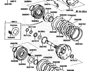 Toyota - Corolla - AE82 - 1983 - SR TYPE - 4-DOOR - Automatic - 4AELU