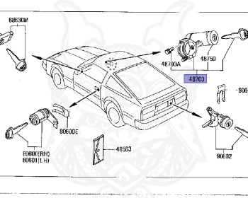 Nissan - Fairlady Z - Z31 - 1986 - ZR - MANUAL TRANSMISSION(MT) - T-bar roof (KZ#) - VG30D