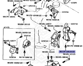 Toyota - Carina - AT175 - 1991 - SIDE GLASS - SEDAN - Manual - 4AFE