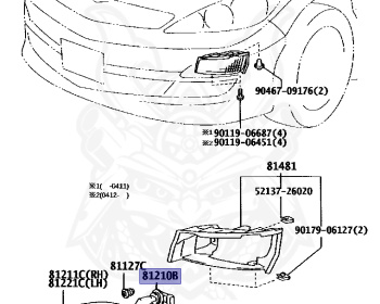 Toyota - Estima - ACR30W - 2006 - X TYPE - 2AZFE