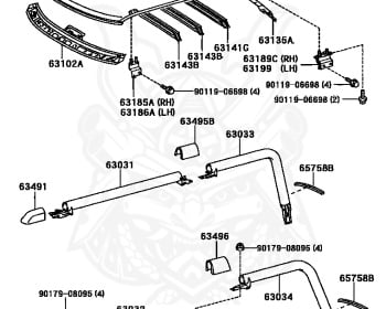 Open Deck bB Toyota NCP34 | Genuine zoomonmodel set part (NCP34