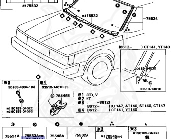 Toyota - Corona - AT141 - 1985 - GT TYPE - SEDAN(4DOOR SEDAN) - Manual - 4AGEU