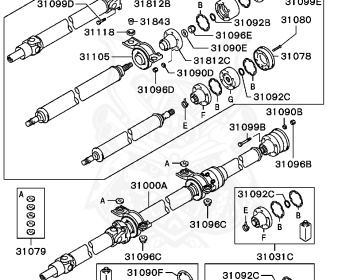 Mitsubishi - Diamante - F47A - 1994 - TYPM1 - 6G72