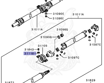 Mitsubishi - Delica - PA4W - 1996 - NSEUE7 - 4G64