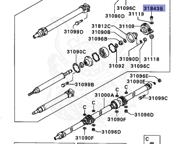 Mitsubishi - Diamante - F27A - 1990 - TRPM - 6G72