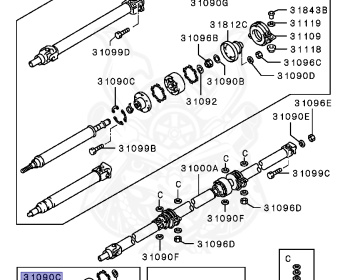 Mitsubishi - GTO - Z15A - 1991 - MRPM - 6G72