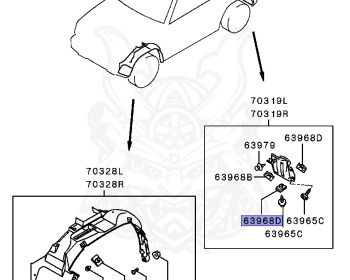 Mitsubishi - Pajero Jr - H57A - 1996 - MNXE2 - 4A31