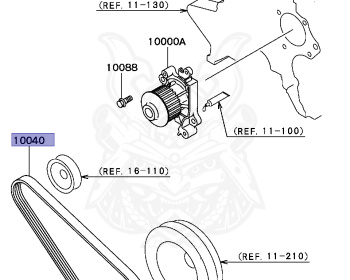 Mitsubishi - Galant - EA1A - 1998 - SRGC1 - 4G93
