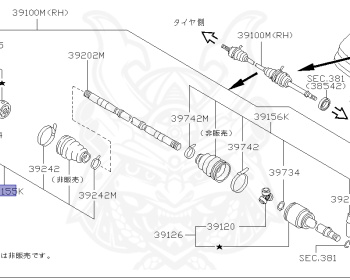 Nissan - Skyline GT-R - BCNR33 - 1997 - GTR/V - 2 door hard top (2K) - 4 WHEEL DRIVE(4WD) - MANUAL TRANS 5-SPEED(MT.F5) - HICAS - RB26DETT