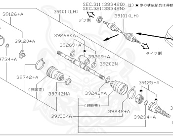 Nissan - Pulsar - N15 - 1995 - CJ2 - 4 DOOR SEDAN(4S) - 2-link Pulsar (2WD.PUL) - AUTOMATIC TRANSMISSION(AT) - GA15DE