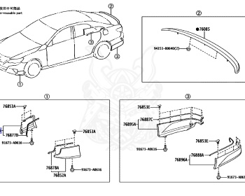 Toyota - Mark X - GRX130 - 2009 - 250G TYPE - Automatic - 4GRFSE