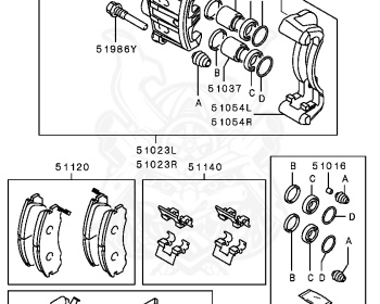 Mitsubishi - Diamante - F17A - 1996 - SRPM2 - 6G72