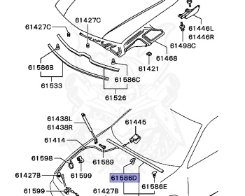 Mitsubishi - Diamante - F46A - 2004 - TYHC - 6G72