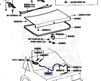 Toyota - Carina - AA60 - 1984 - ST TYPE:SINGLE TIRE - SEDAN - Automatic - 3AU