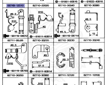 Toyota - Crown - GS136V - 1988 - DLX TYPE - V(MODEL MARK) - Manual - 1GE