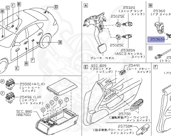 Nissan - Fuga - Y51 - 2012 - GT TYPE - SEDAN(SEDAN) - 2 WHEEL DRIVE W/O HICAS(2WDSTD) - 7 SPEED AUTOMATIC TRANS(7AT) - VQ25HR