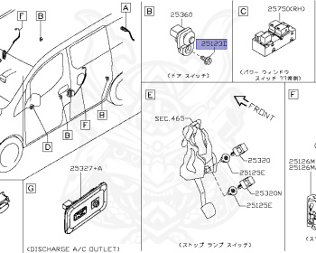Nissan - e-NV200 - ME0 - 2014 - 2 ROW SEATS - 5 DOOR VAN(5D.VAN) - 2 WHEEL DRIVE(2WD) - REDUCTION GEAR(REDUCER) - EM57