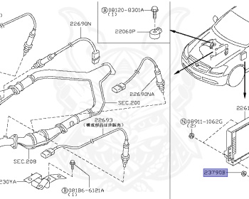 Nissan - Fuga - Y50 - 2004 - 350XV VIP - SEDAN(S) - 2 WHEEL DRIVE(2WD) - AUTOMATIC TRANSMISSION(AT) - VQ35DE