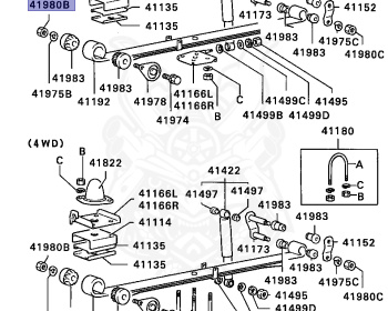Mitsubishi - Minicab Truck - U14T - 1990 - QHFD - 3G81
