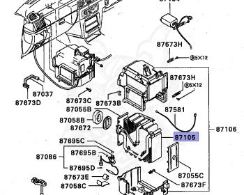 Mitsubishi - Lancer - C62A - 1987 - SKH2 - 4G15