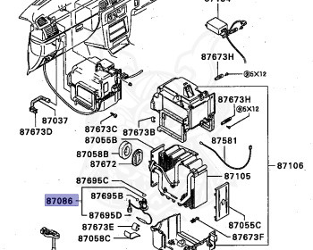 Mitsubishi - Lancer - C62A - 1991 - SNHE2 - 4G15