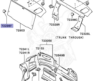Mitsubishi - Mirage Asti - CA1A - 1991 - DKJ2 - 4G13