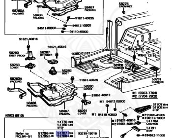 Genuine Land Cruiser BJ40 Exterior OEM parts supplied from Japan