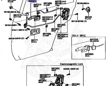 Toyota - Carina - CA67V - 1985 - SIDE GLASS - V(MODEL MARK) - Manual - 1C