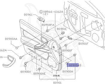 Nissan - Skyline - R34 GT - HR34 - 1998 - 20GT - 4 DOOR SEDAN(4S) - AUTOMATIC-FLOOR SHIFT(AT.F4) - High cast, 2-link (IRS.2WD) - RB20DE
