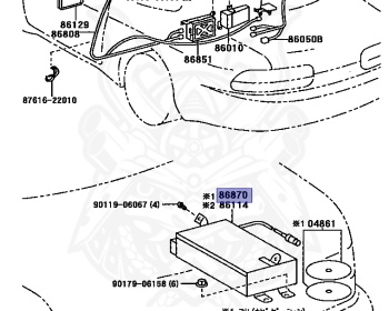 Genuine Soarer 4.0GT-L UZZ31 Electronics OEM parts supplied from