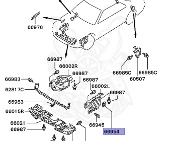 Mitsubishi - Diamante - F25A - 1994 - TRXM2 - 6G73