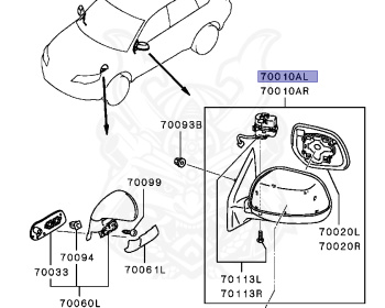 Mitsubishi - Outlander - CW5W - 2008 - XTXH9 - 4B12