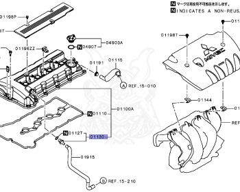 Mitsubishi - RVR - GA3W - 2013 - XTSHZ - 4B10