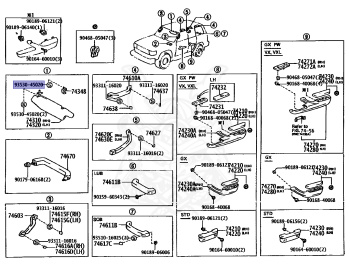 Toyota - Land Cruiser - HDJ81V - 1990 - VXVX LIMITED TYPE - Manual - 1HDT