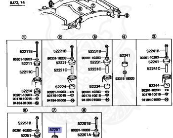 Toyota - Land Cruiser - BJ70 - 1985 - STANDARD TYPE - SOFTTOP - Manual - 3B