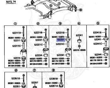 Toyota - Land Cruiser - BJ70 - 1985 - STANDARD TYPE - SOFTTOP - Manual - 3B