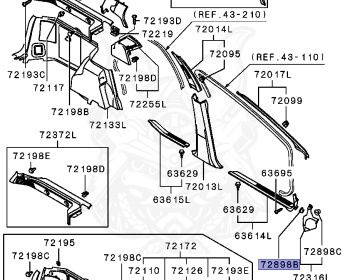 Mitsubishi - Legnum VR-4 - EC5W - 2001 - LNGF3 - 6A13