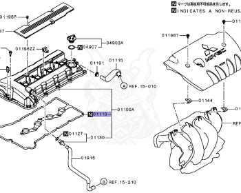 Mitsubishi - RVR - GA3W - 2013 - XTSHZ - 4B10