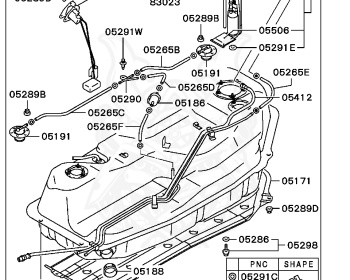 Mitsubishi - Delica - PD6W - 1995 - HSEUE5 - 6G72