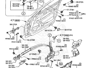 Mazda - RX-8 - SE3P - Feb-2003 - Right hand - 13-MSP
