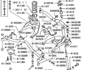 Mitsubishi - RVR - N23WG - 1997 - SRXM5 - 4G63