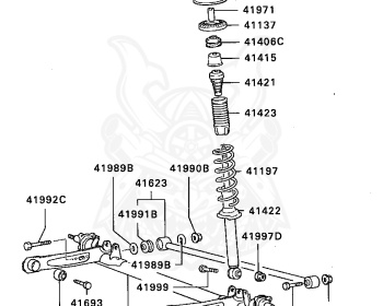 Mitsubishi - Lancer - C62A - 1987 - SKU - 4G15
