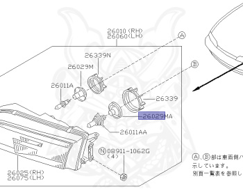 Nissan - Silvia - S14 - 1995 - JS - HARDTOP(K) - MANUAL TRANSMISSION(MT) - TWO WHEELS STEERING(2WS) - SR20DE