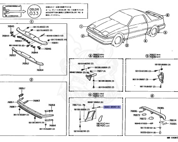 Toyota - Supra A70 MKIII - MA70 - 1987 - GT LIMITED TYPE - LIFTBACK (AERO TOP) - Manual - 7MGTEU