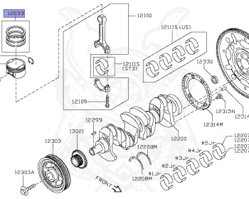 Nissan - X-Trail - T31 - 2008 - X/XTT/GT Grade - WAGON(W) - 4 WHEEL DRIVE(4WD) - CVT(CVT) - MR20DE