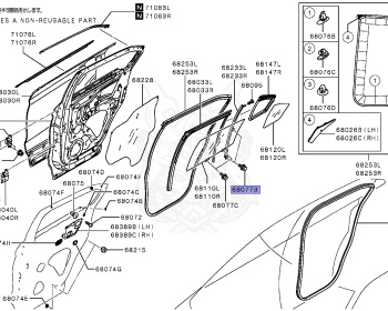Mitsubishi - Eclipse Cross - GK1W - 2020 - XTPX - 4B40